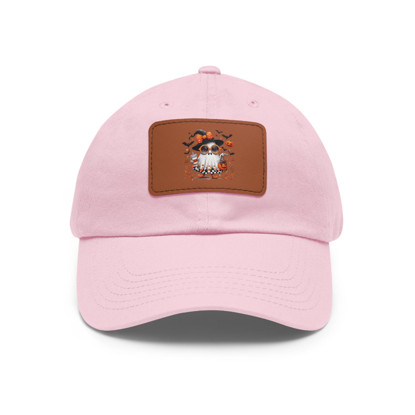 Cute Halloween Ghost T-Shirt | Trendy Witch Ghost Outfit | Spooky Fall Shirt for Women | Pumpkin Aesthetic Halloween Apparel Gift Dad Hat