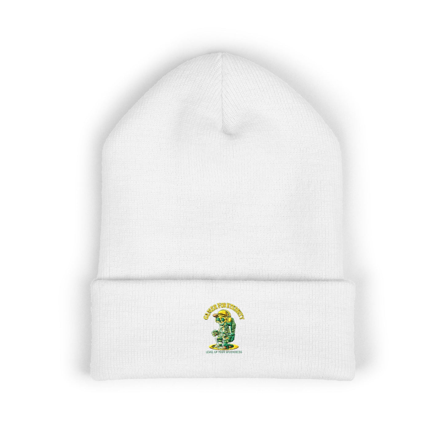 Stylish Embroidered Cuffed Beanie - Cozy Winter Hat for Fans, Gifts for Him or Her, Perfect for Holidays, Outdoor Events, Casual Wear, Cuffed Beanie