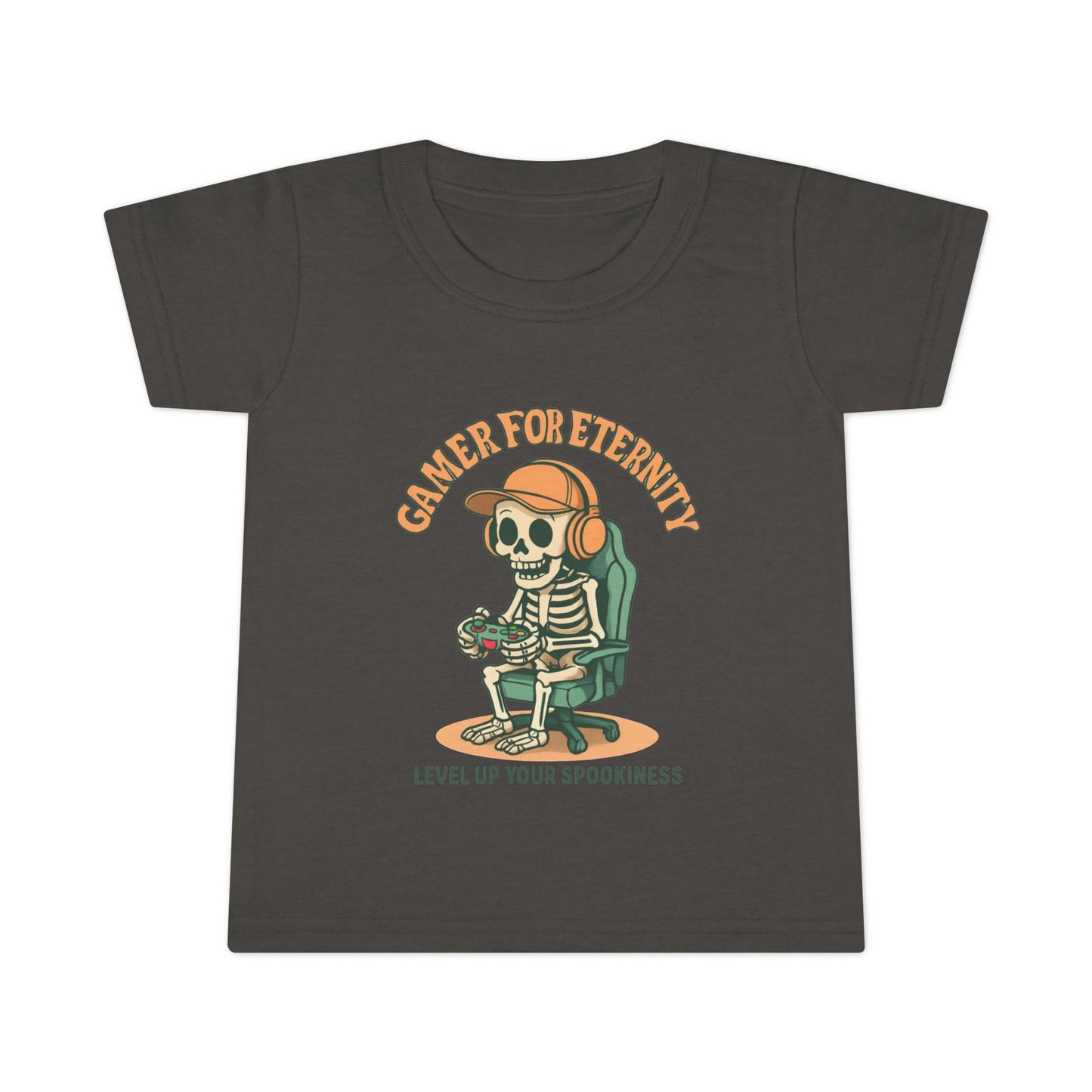 Toddler Skeleton Gamer T-Shirt, Cute Kids Tee, Halloween Costume, Birthday Gift, Casual Wear, Funny Toddler Shirt, Toddler T-Shirt