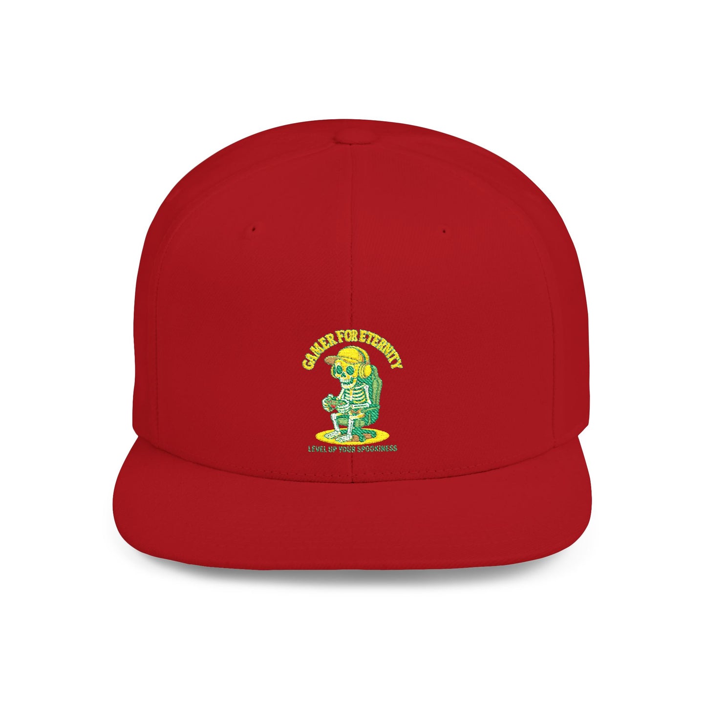 Trendy Flat Bill Snapback Hat, Casual Outdoor Cap, Custom Graphic Hat, Perfect for Summer Festivals, Streetwear Accessory, Snapback Cap