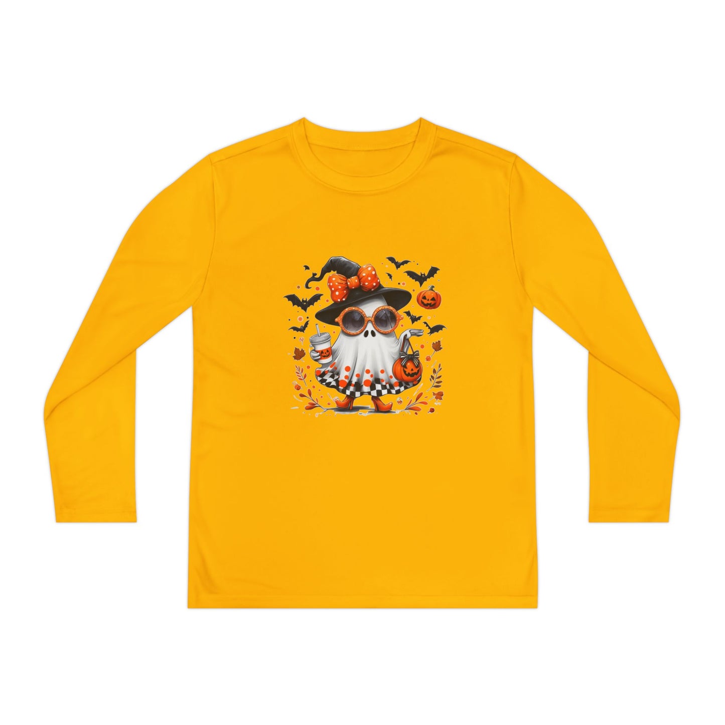 Cute Halloween Ghost  | Trendy Witch Ghost Outfit | Spooky Fall Shirt for Women | Pumpkin Aesthetic Halloween Apparel Gift