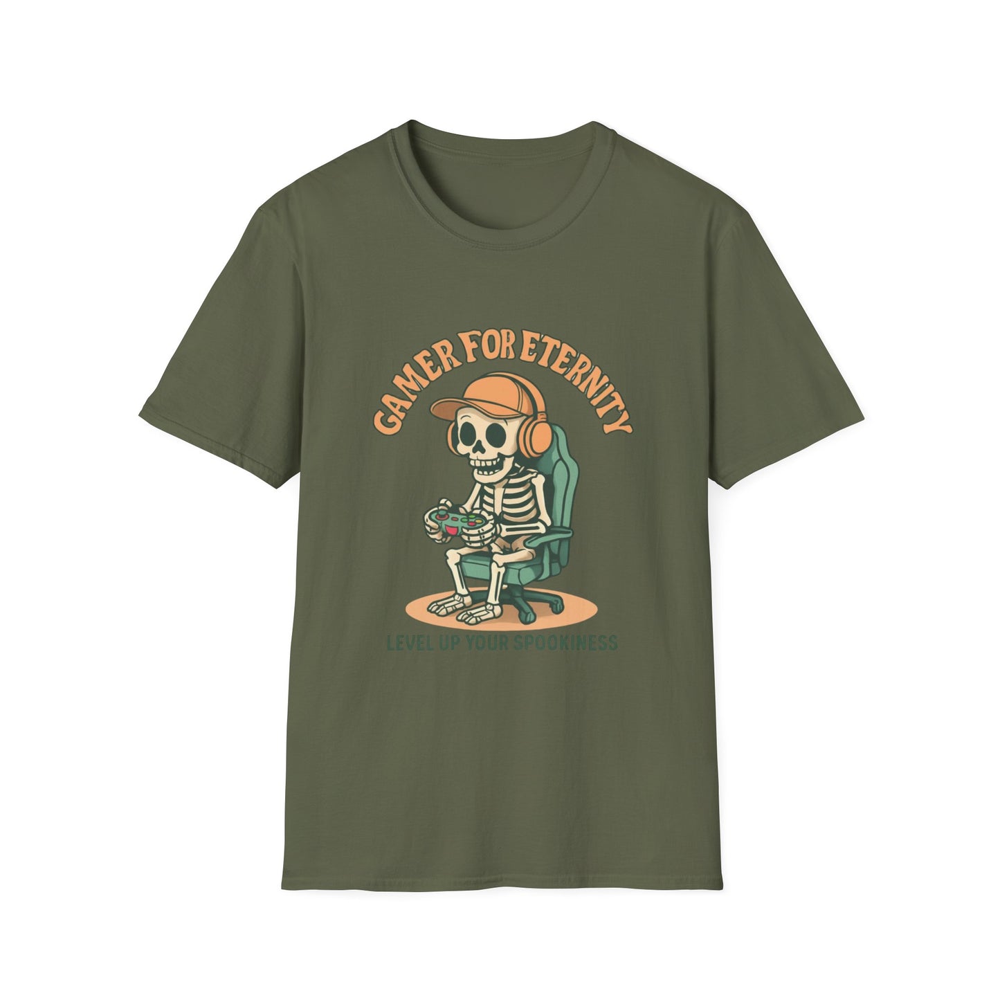 Gamer Skeleton Design – Gaming Skeleton Artwork for Halloween & Spooky Gamers