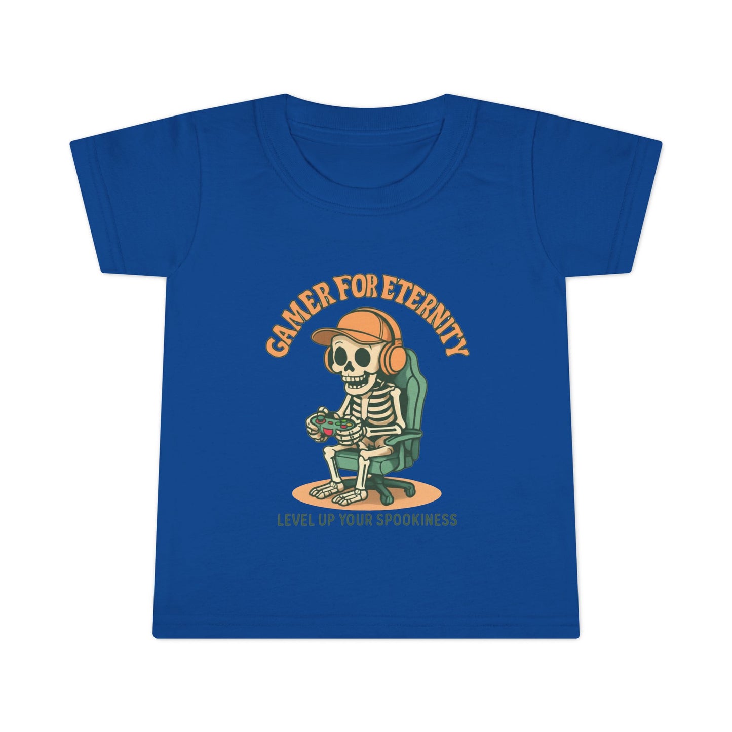 Toddler Skeleton Gamer T-Shirt, Cute Kids Tee, Halloween Costume, Birthday Gift, Casual Wear, Funny Toddler Shirt, Toddler T-Shirt