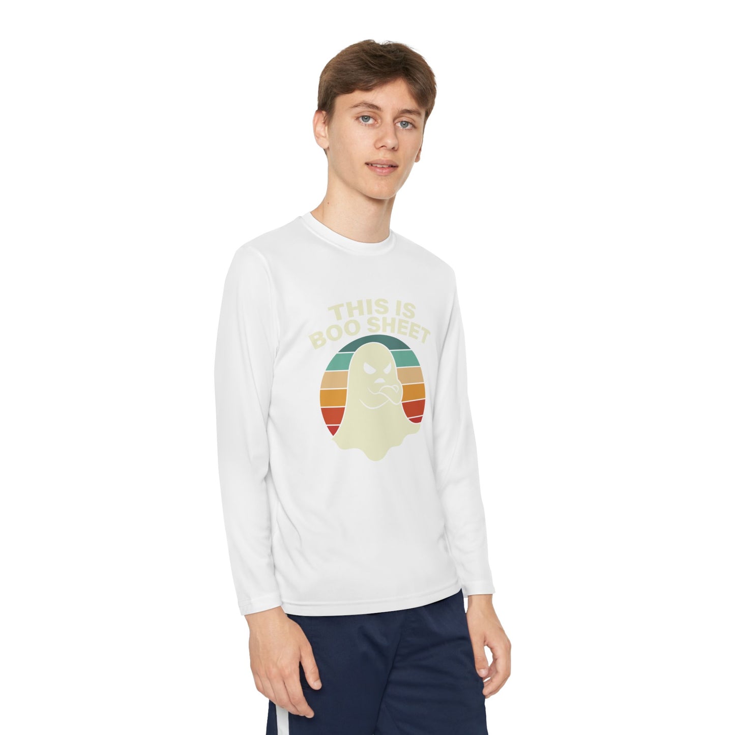 This Is Boo Sheet Funny Halloween T‑Shirt | Sarcastic Ghost Shirt for Spooky Season | Retro Ghost Graphic Tee for Men & Women