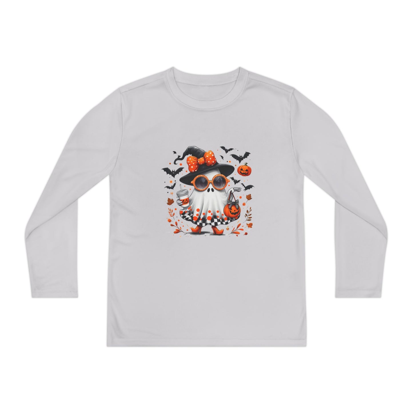Cute Halloween Ghost  | Trendy Witch Ghost Outfit | Spooky Fall Shirt for Women | Pumpkin Aesthetic Halloween Apparel Gift