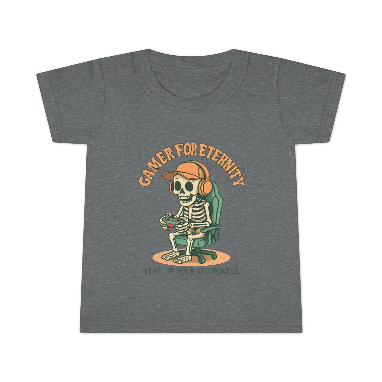 Toddler Skeleton Gamer T-Shirt, Cute Kids Tee, Halloween Costume, Birthday Gift, Casual Wear, Funny Toddler Shirt, Toddler T-Shirt