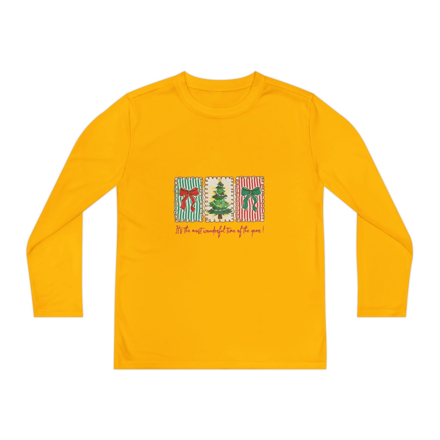 Festive Christmas Tree & Bow Design | It’s the Most Wonderful Time of the Year – Holiday Shirt, Mug, Tote & Home Decor