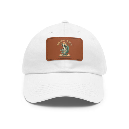 Stylish Dad Hat with Leather Patch - Casual Fashion, Everyday Wear, Beanies, Father's Day Gift, Outdoor Adventures, Dad Hat