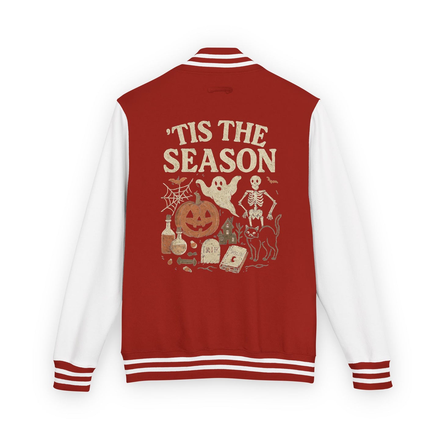 ‘Tis the Season Halloween  | Vintage Spooky Season Shirt with Ghost, Skeleton & Pumpkin | Retro Halloween Graphic Tee for Fall