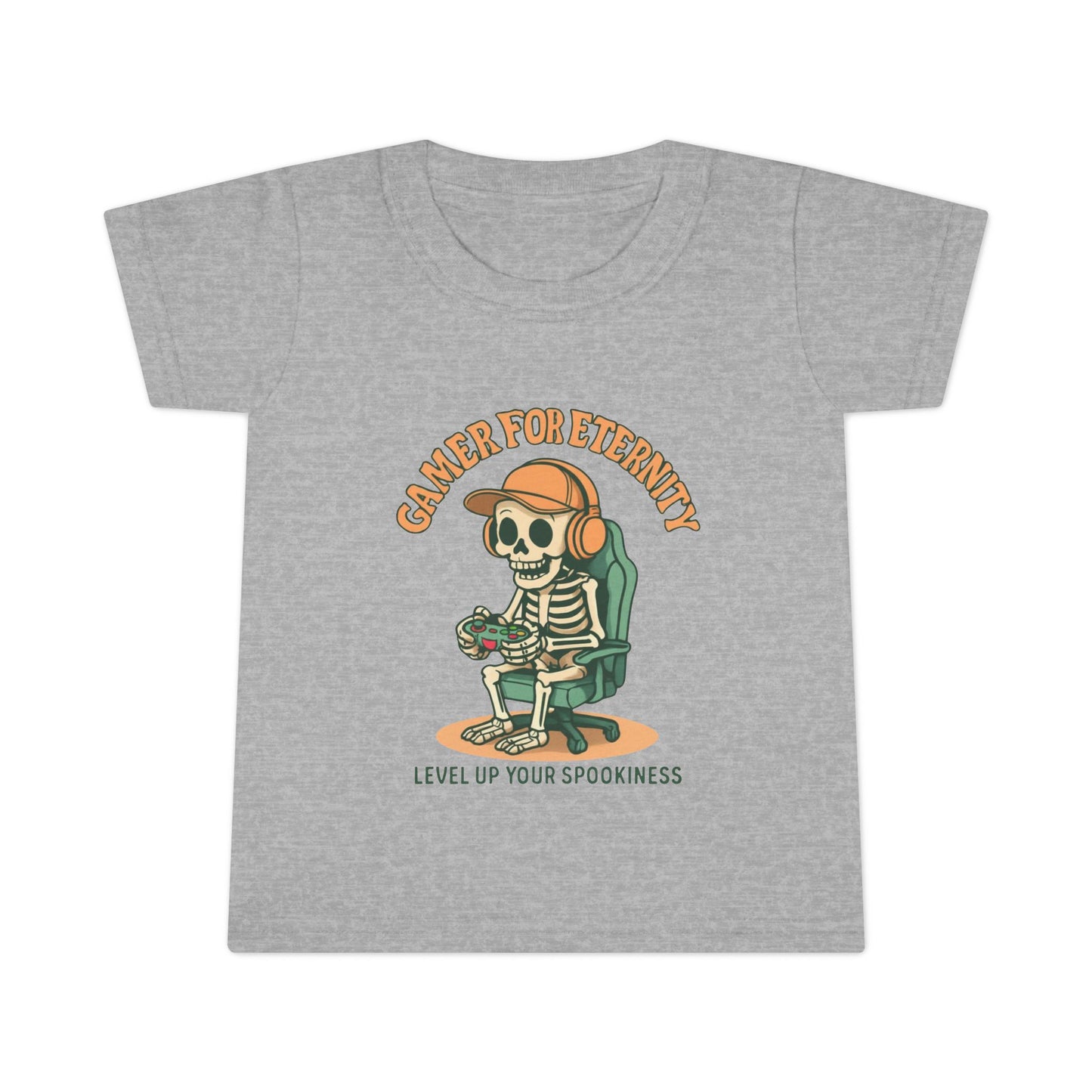Toddler Skeleton Gamer T-Shirt, Cute Kids Tee, Halloween Costume, Birthday Gift, Casual Wear, Funny Toddler Shirt, Toddler T-Shirt