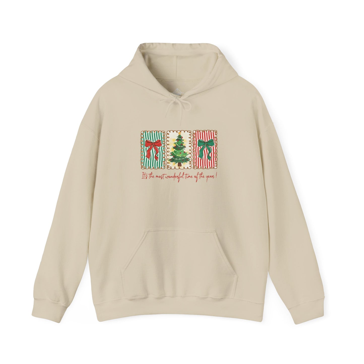 Festive Christmas Tree & Bow Design | It’s the Most Wonderful Time of the Year – Holiday Shirt, Mug, Tote & Home Decor