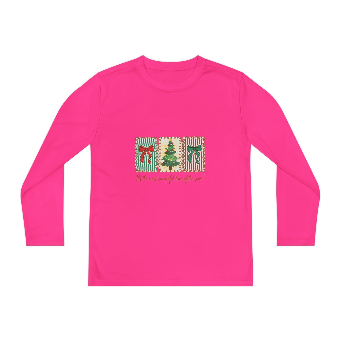 Festive Christmas Tree & Bow Design | It’s the Most Wonderful Time of the Year – Holiday Shirt, Mug, Tote & Home Decor