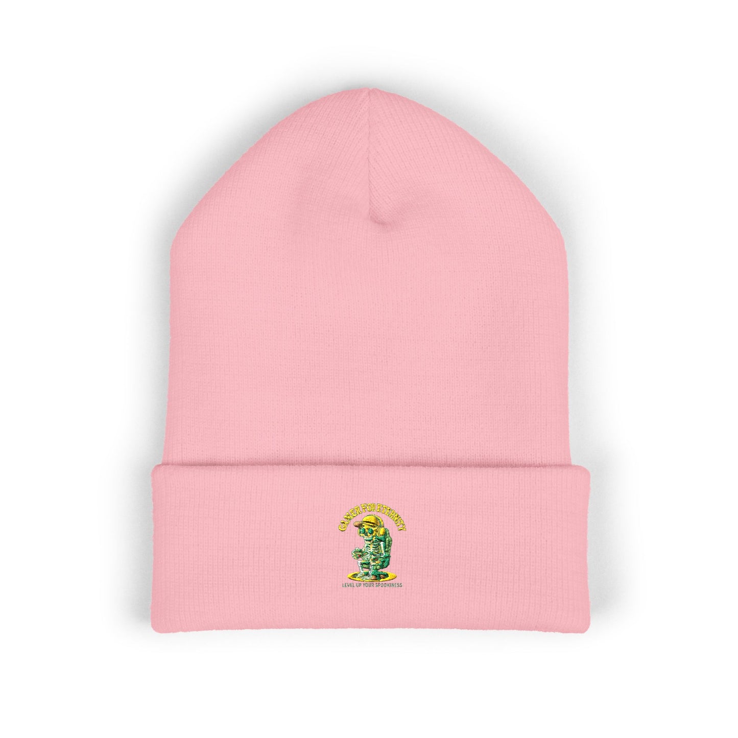 Stylish Embroidered Cuffed Beanie - Cozy Winter Hat for Fans, Gifts for Him or Her, Perfect for Holidays, Outdoor Events, Casual Wear, Cuffed Beanie