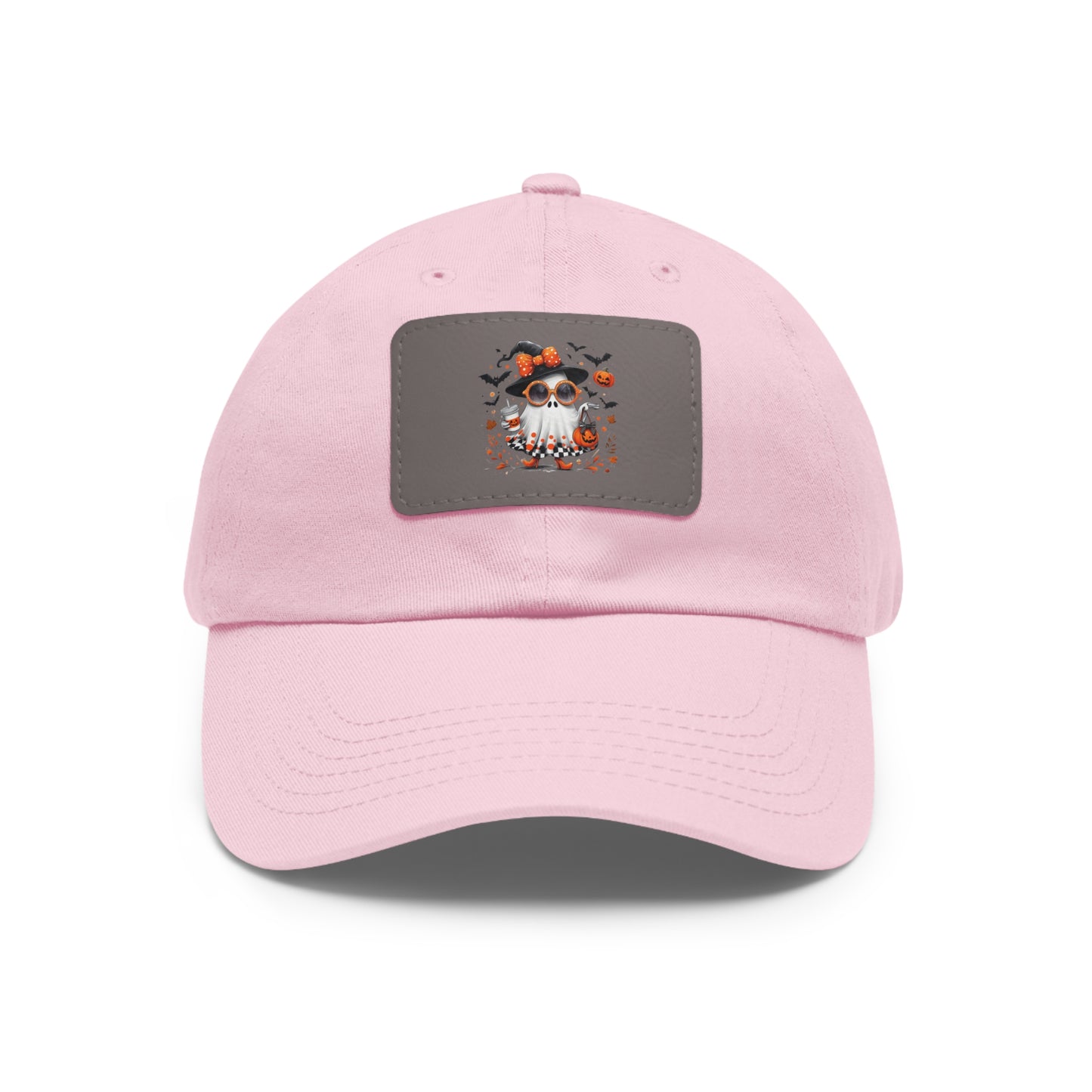 Cute Halloween Ghost T-Shirt | Trendy Witch Ghost Outfit | Spooky Fall Shirt for Women | Pumpkin Aesthetic Halloween Apparel Gift Dad Hat