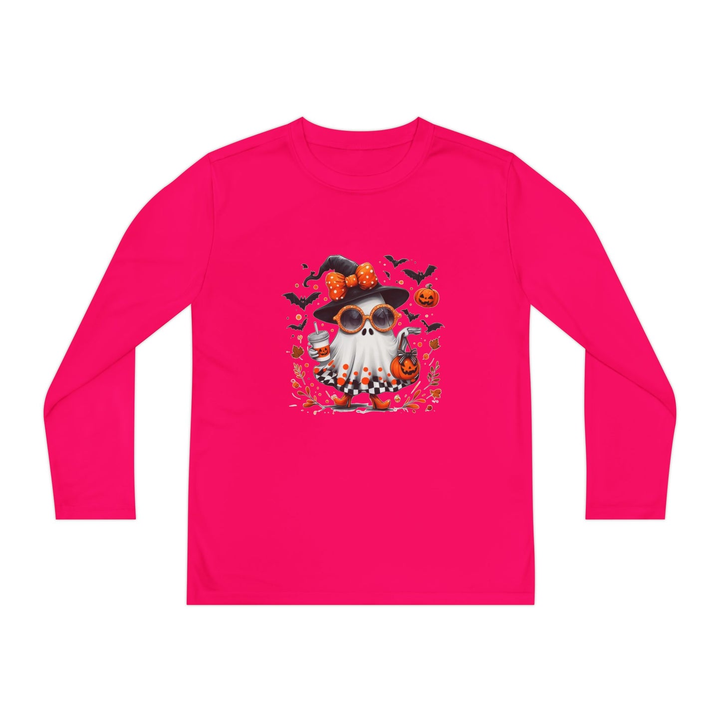 Cute Halloween Ghost  | Trendy Witch Ghost Outfit | Spooky Fall Shirt for Women | Pumpkin Aesthetic Halloween Apparel Gift