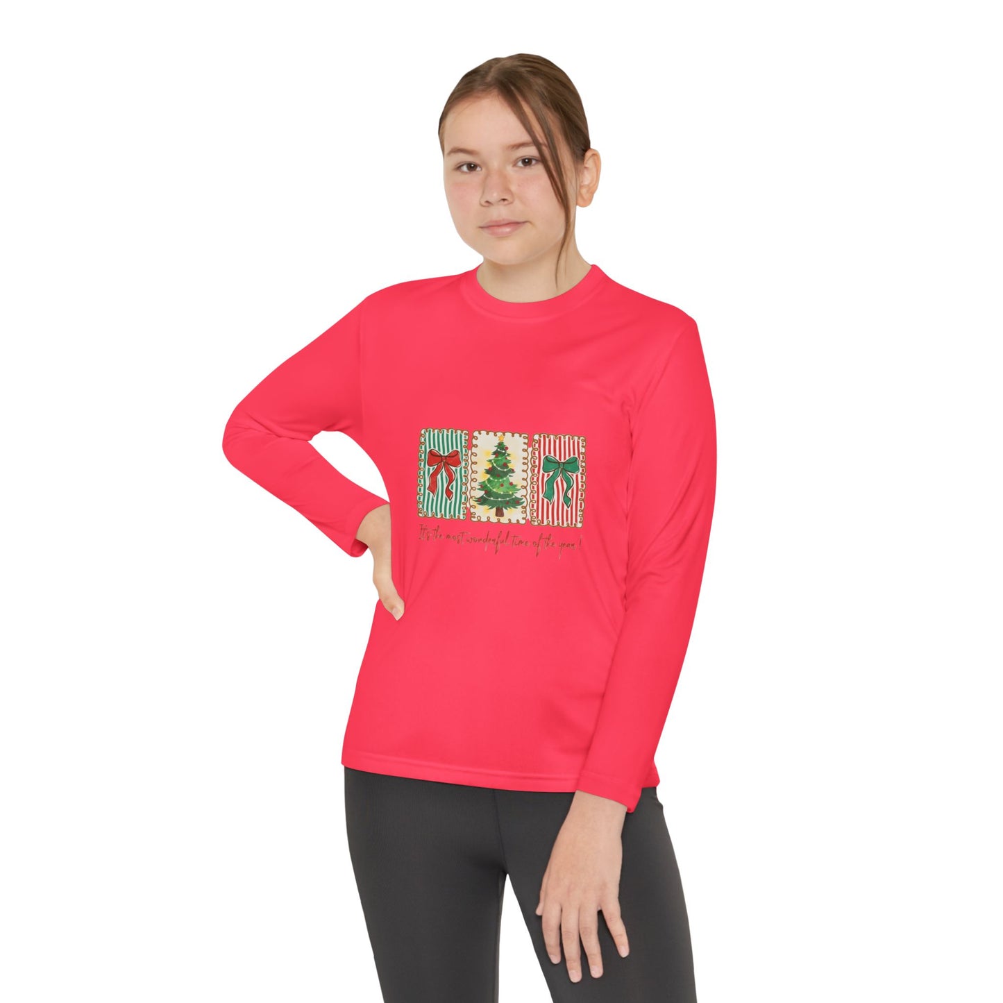 Festive Christmas Tree & Bow Design | It’s the Most Wonderful Time of the Year – Holiday Shirt, Mug, Tote & Home Decor