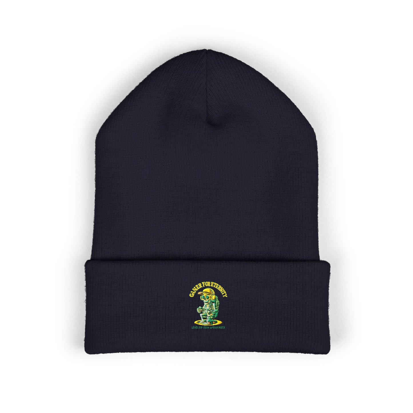Stylish Embroidered Cuffed Beanie - Cozy Winter Hat for Fans, Gifts for Him or Her, Perfect for Holidays, Outdoor Events, Casual Wear, Cuffed Beanie
