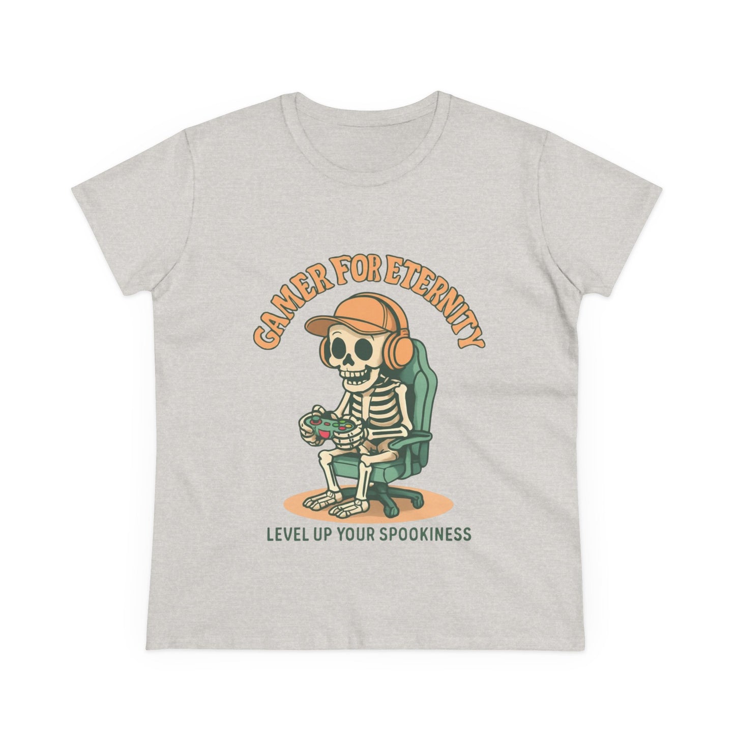 Halloween Gamer Tee, Gamer for Eternity Shirt, Spooky T-Shirt, Video Game Apparel, Halloween Costume Top