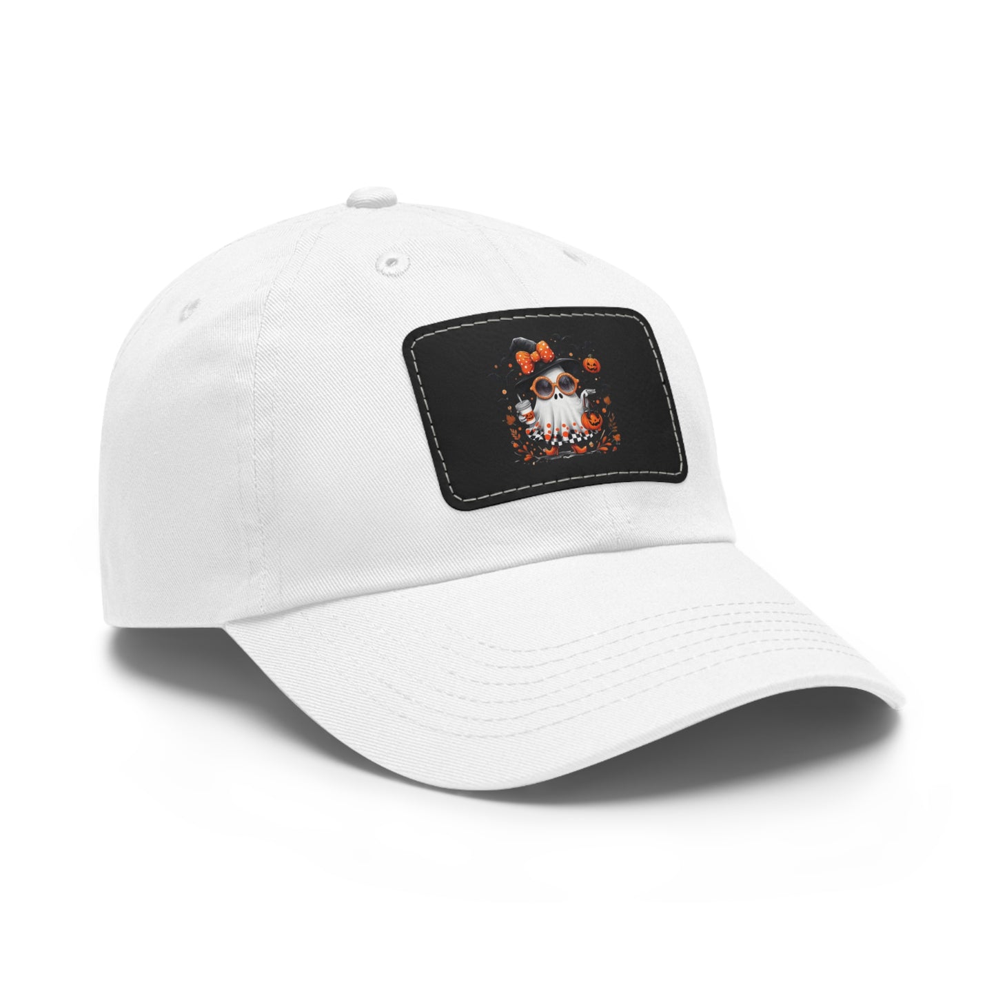 Cute Halloween Ghost T-Shirt | Trendy Witch Ghost Outfit | Spooky Fall Shirt for Women | Pumpkin Aesthetic Halloween Apparel Gift Dad Hat