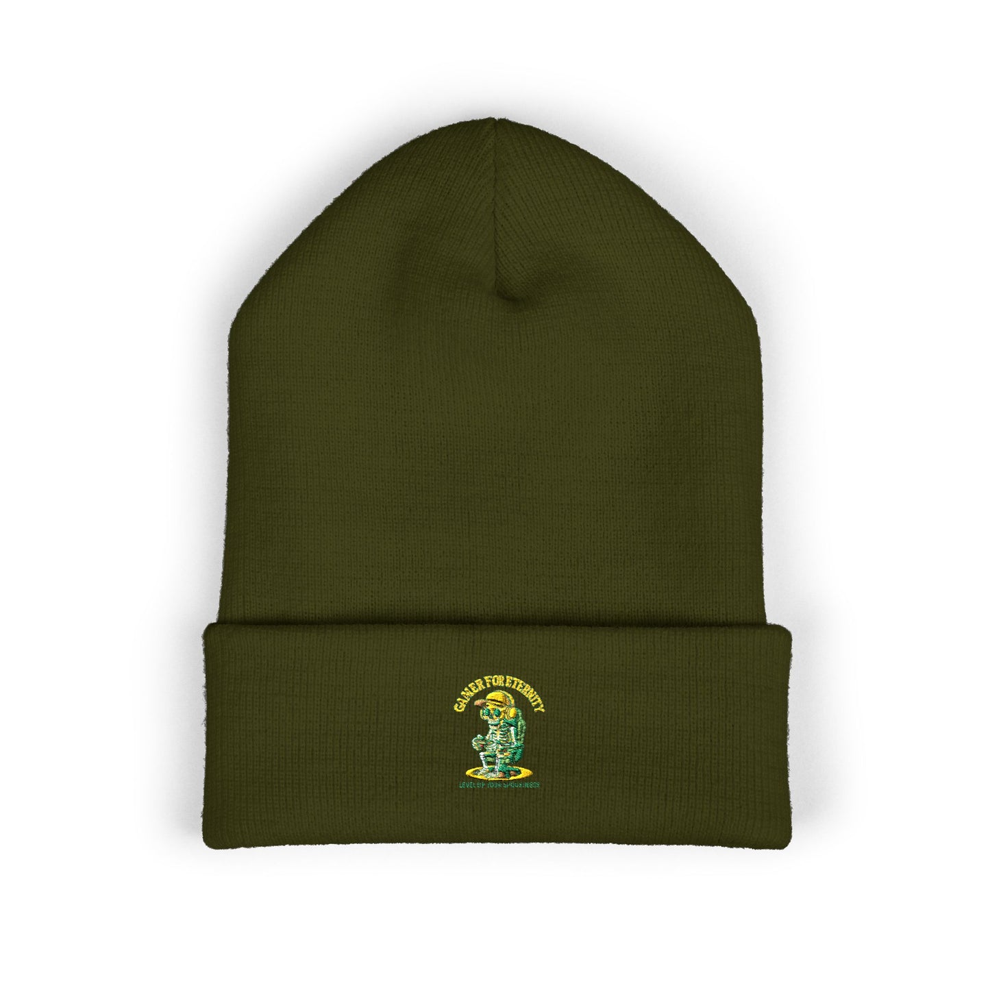 Stylish Embroidered Cuffed Beanie - Cozy Winter Hat for Fans, Gifts for Him or Her, Perfect for Holidays, Outdoor Events, Casual Wear, Cuffed Beanie