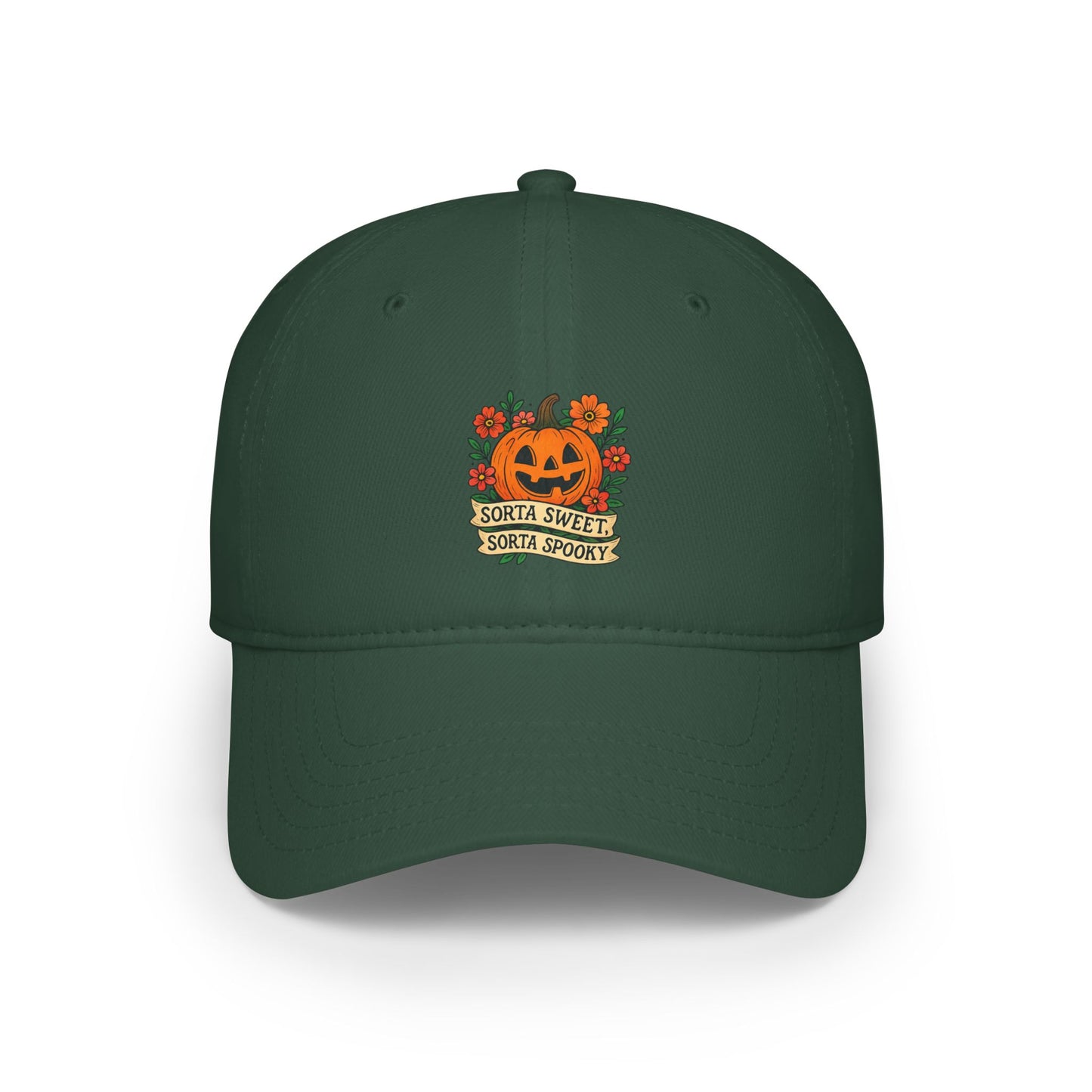 Cute Pumpkin Design – Sorta Sweet, Sorta Spooky Halloween Artwork Baseball Caps