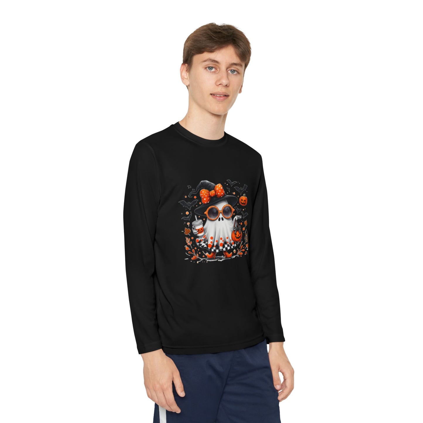 Cute Halloween Ghost  | Trendy Witch Ghost Outfit | Spooky Fall Shirt for Women | Pumpkin Aesthetic Halloween Apparel Gift