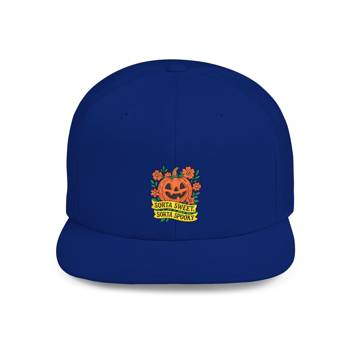 Cute Pumpkin Design – Sorta Sweet, Sorta Spooky Halloween Artwork Snapback Cap