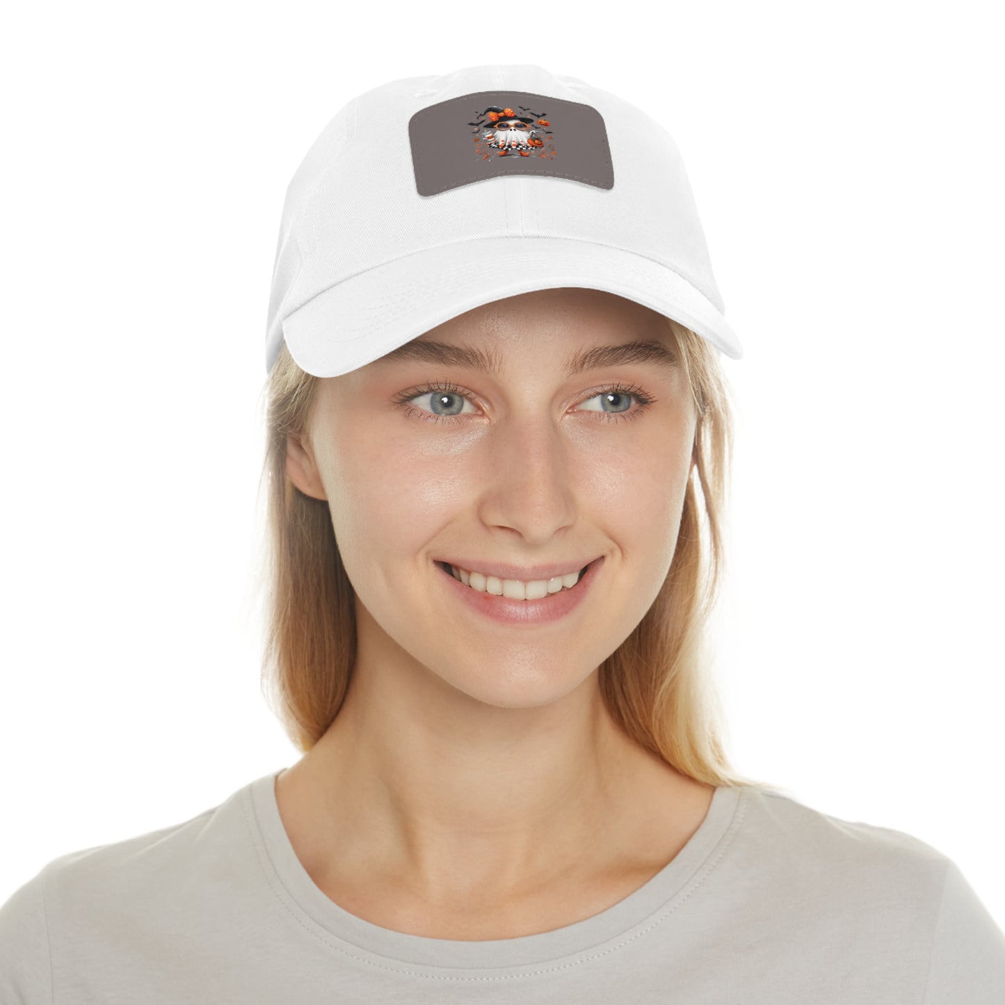 Cute Halloween Ghost T-Shirt | Trendy Witch Ghost Outfit | Spooky Fall Shirt for Women | Pumpkin Aesthetic Halloween Apparel Gift Dad Hat
