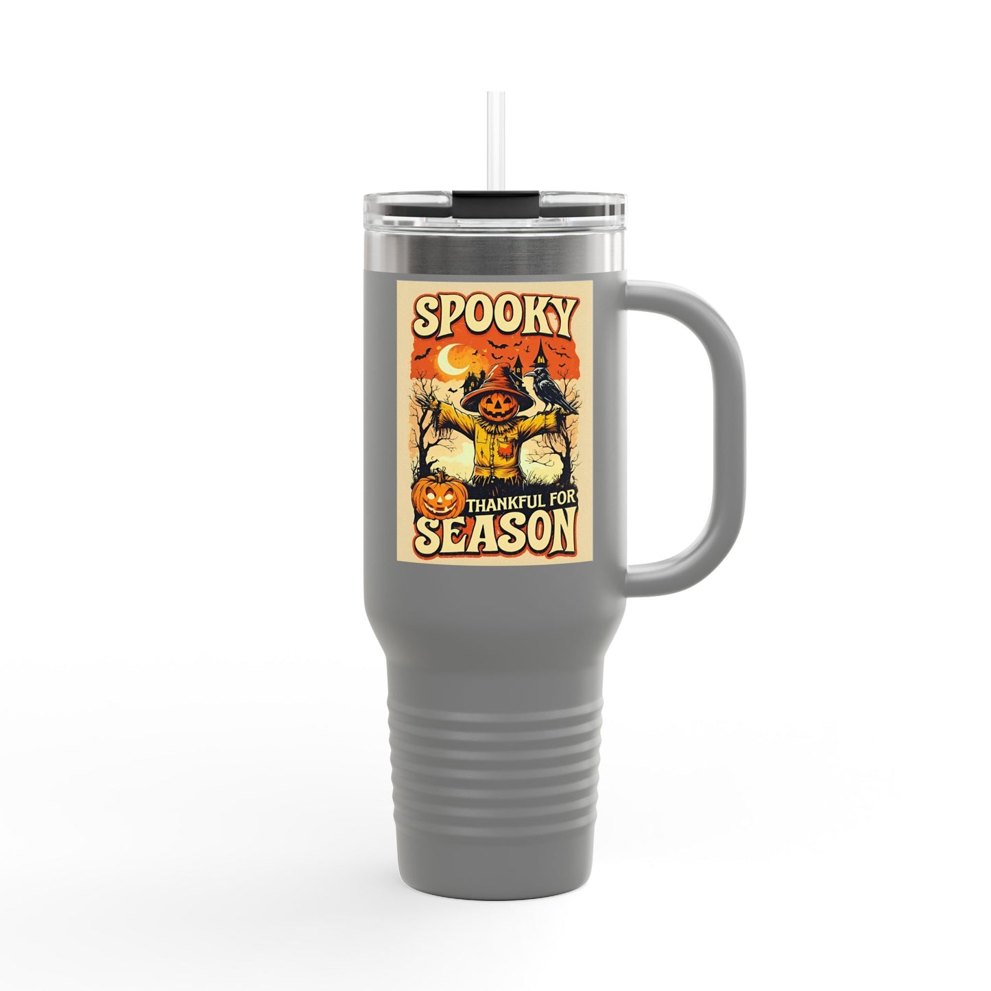 Spooky Thankful for the Season Mug π | Cute Pumpkin Halloween Coffee Cup Travel Mug