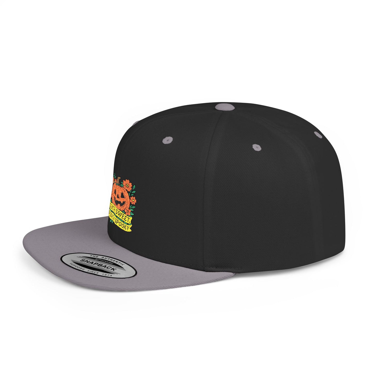 Cute Pumpkin Design – Sorta Sweet, Sorta Spooky Halloween Artwork Snapback Cap