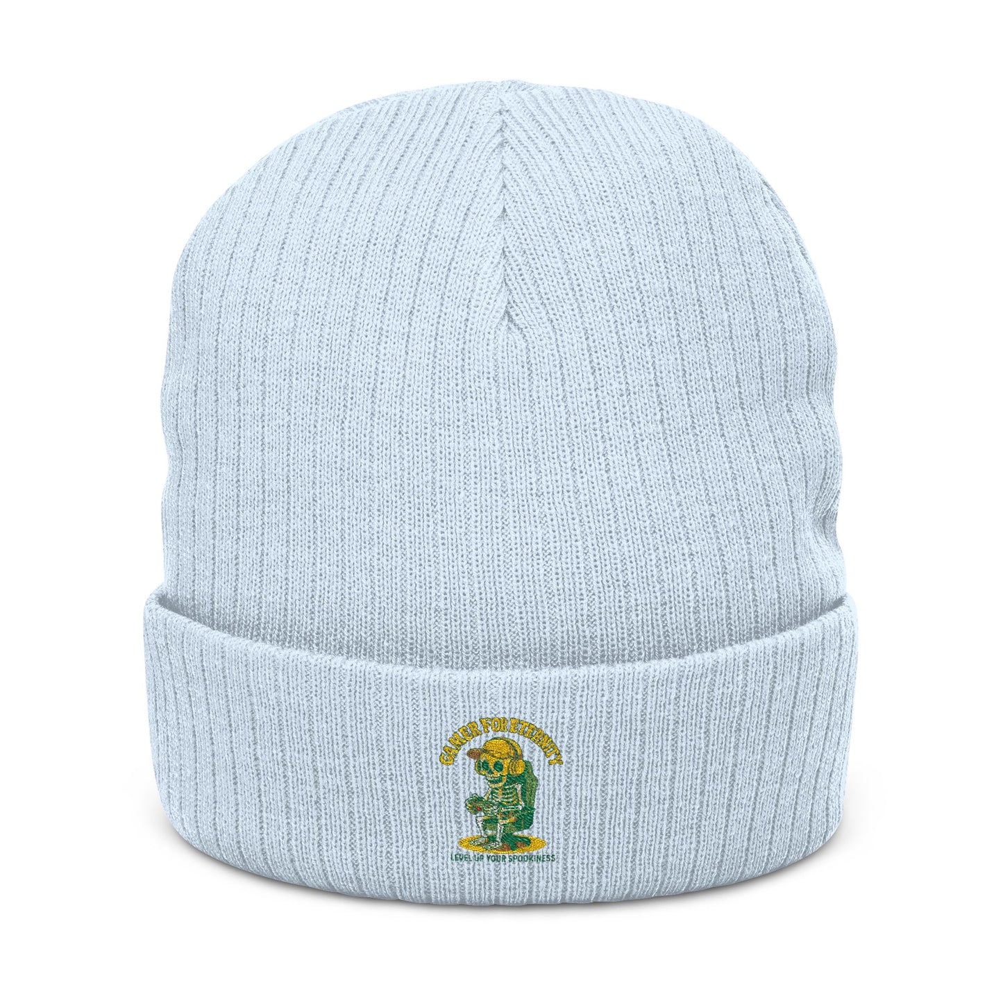 Custom Ribbed Knit Beanie with Embroidery, Perfect Gift for Winter, Beanie Hat for Men and Women, Warm Headwear for Holidays, Knit Cap