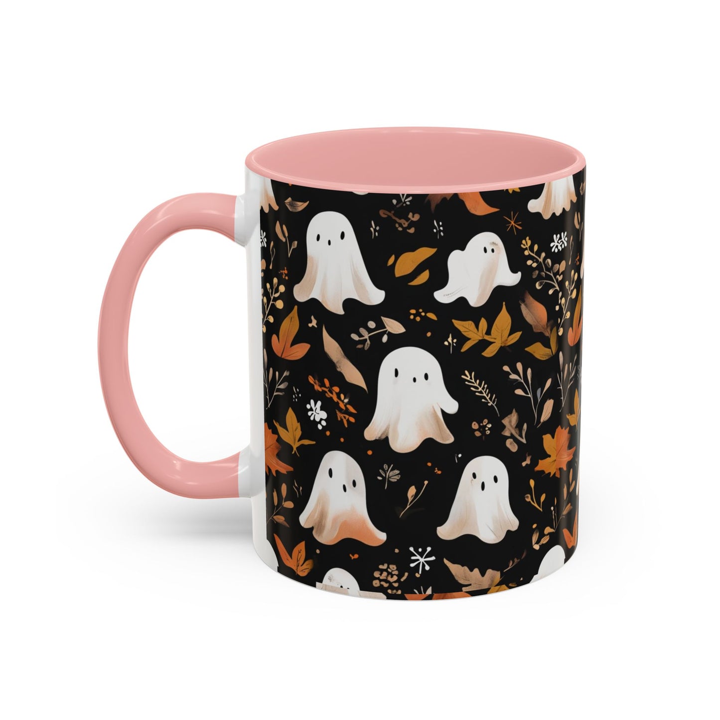 Halloween Ghost Coffee Mug, Cute Fall Mug, Spooky Drinkware, Autumn Gift, Ghost Decor, Accent Mug
