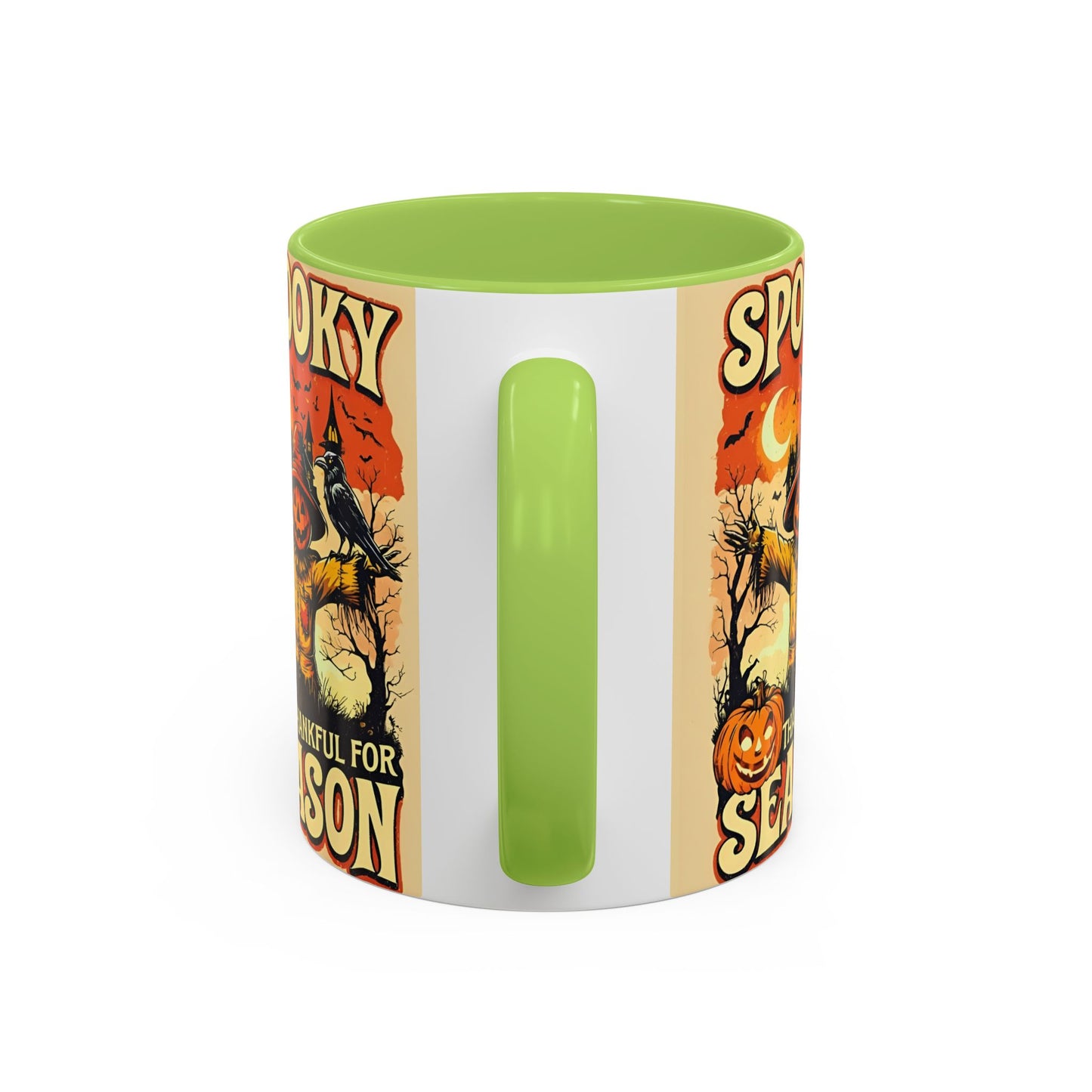 Spooky Thankful for the Season Mug π | Cute Pumpkin Halloween Coffee Cup Accent Mug