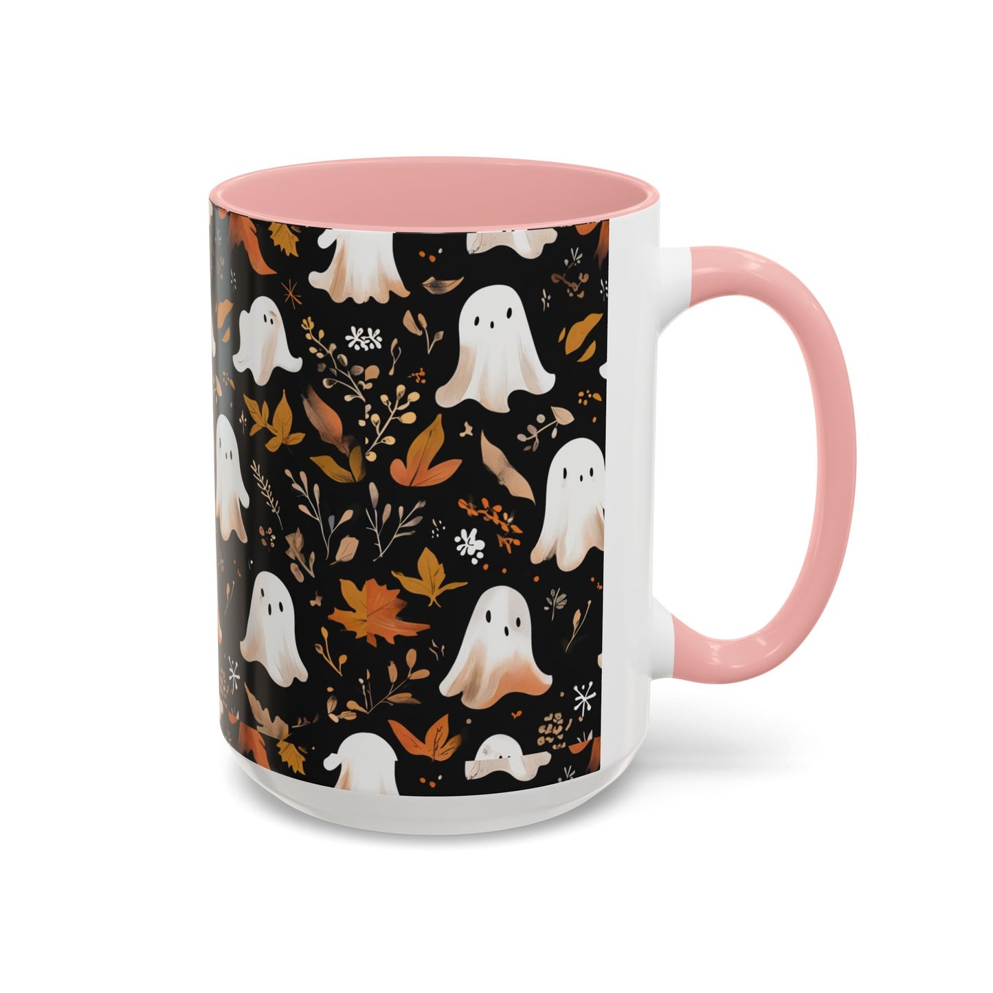 Halloween Ghost Coffee Mug, Cute Fall Mug, Spooky Drinkware, Autumn Gift, Ghost Decor, Accent Mug