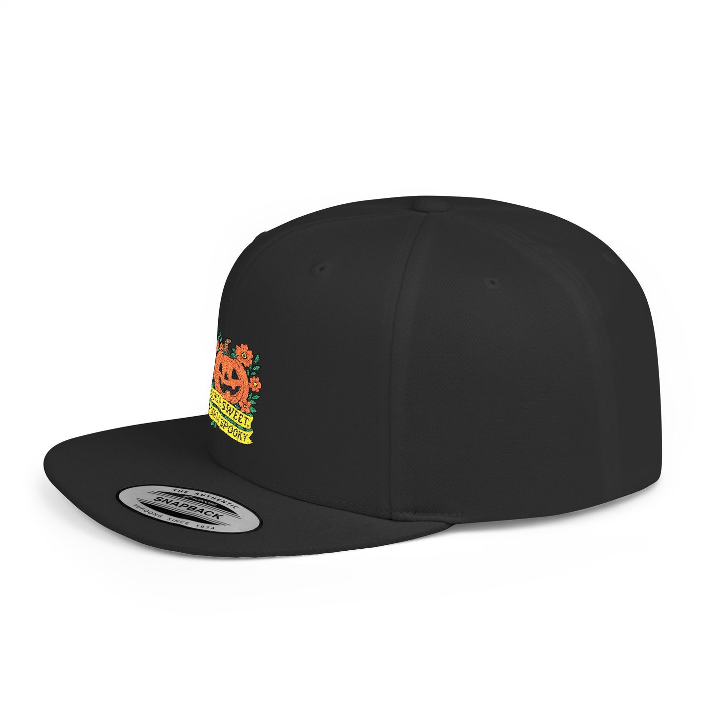 Cute Pumpkin Design – Sorta Sweet, Sorta Spooky Halloween Artwork Snapback Cap