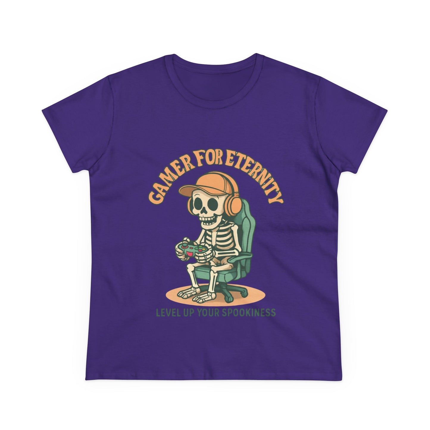 Halloween Gamer Tee, Gamer for Eternity Shirt, Spooky T-Shirt, Video Game Apparel, Halloween Costume Top
