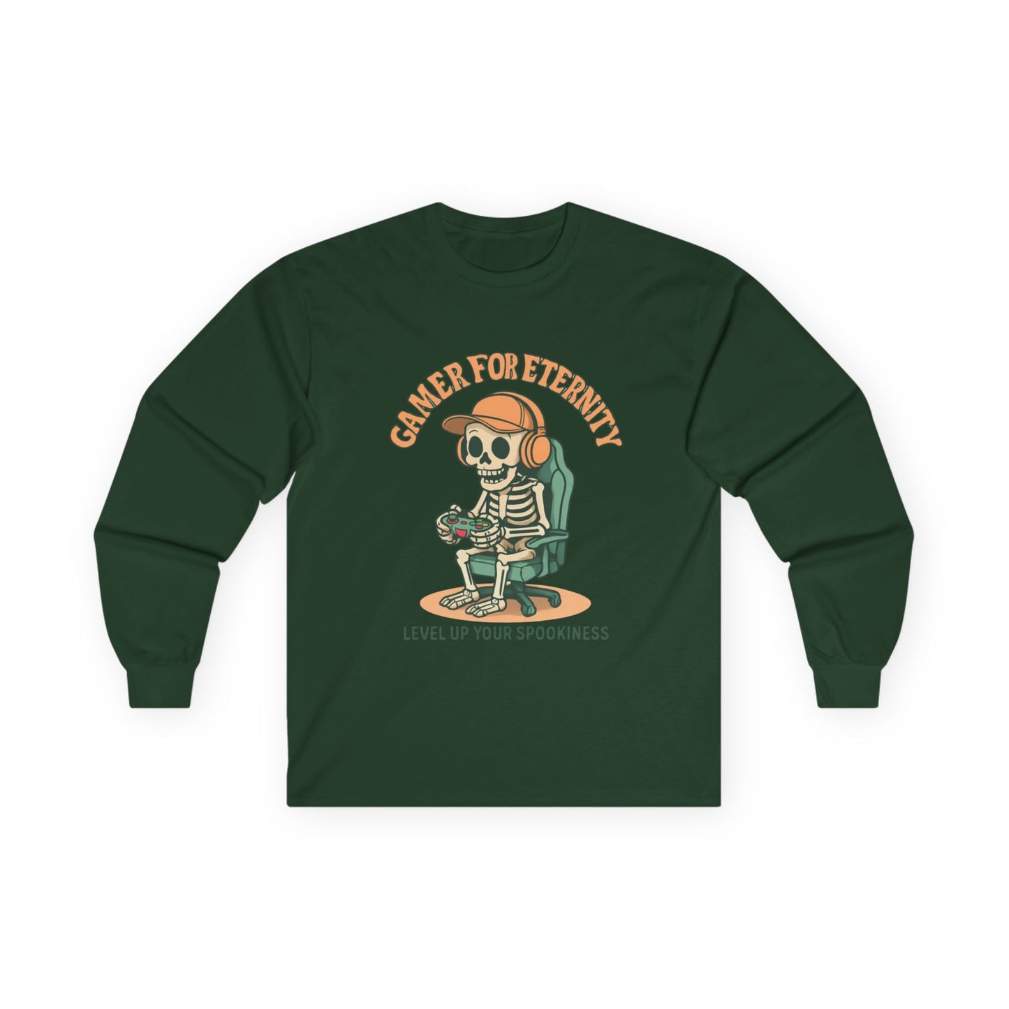 Gamer Skeleton Design – Gaming Skeleton Artwork for Halloween & Spooky Gamers
