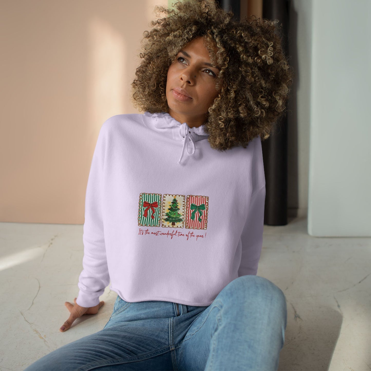 Festive Christmas Tree & Bow Design | It’s the Most Wonderful Time of the Year – Holiday Shirt, Mug, Tote & Home Decor