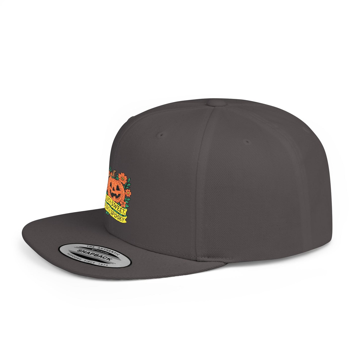Cute Pumpkin Design – Sorta Sweet, Sorta Spooky Halloween Artwork Snapback Cap