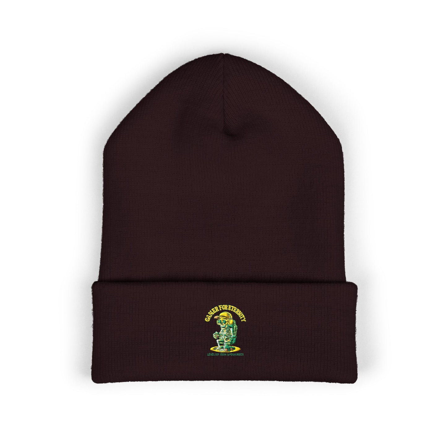 Stylish Embroidered Cuffed Beanie - Cozy Winter Hat for Fans, Gifts for Him or Her, Perfect for Holidays, Outdoor Events, Casual Wear, Cuffed Beanie