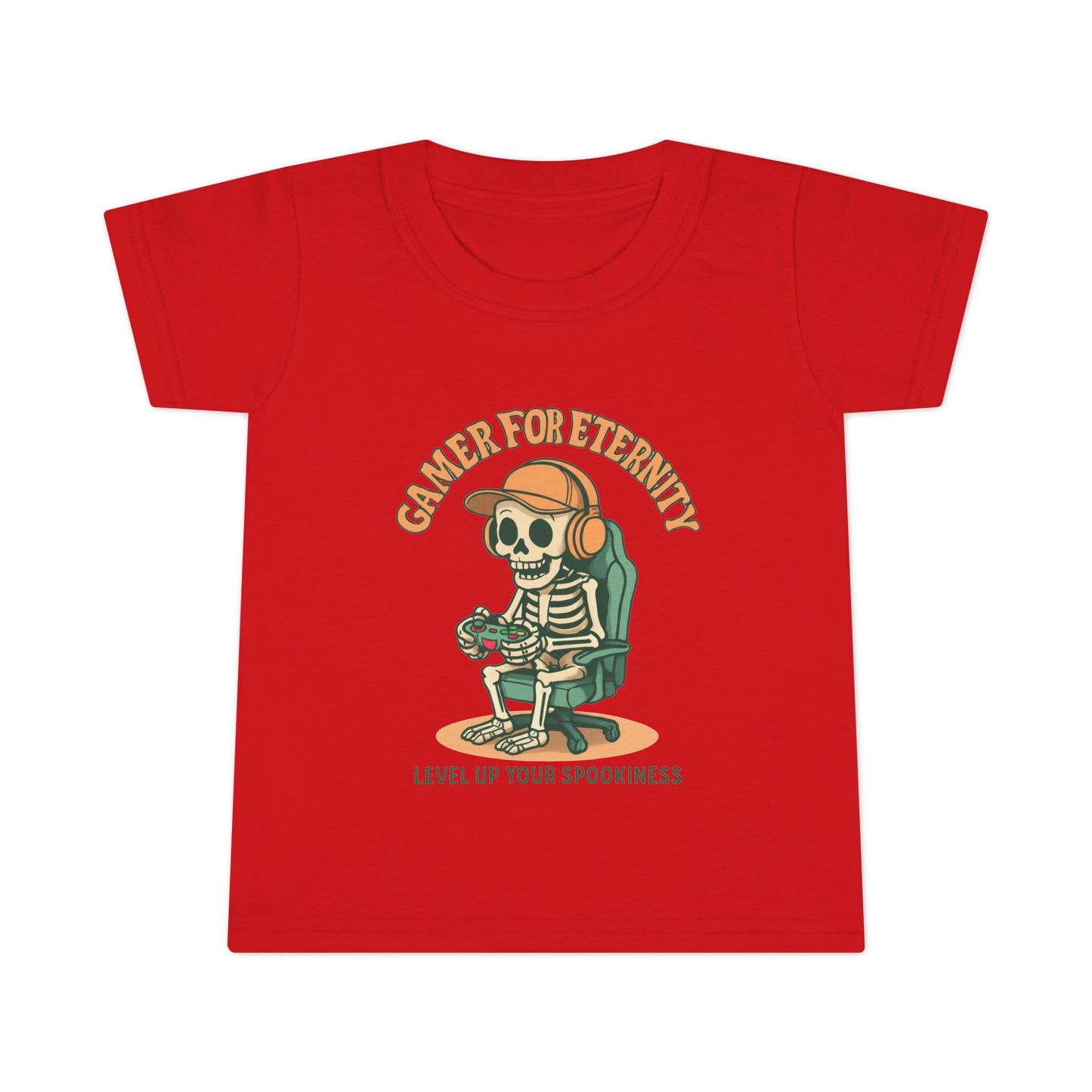 Toddler Skeleton Gamer T-Shirt, Cute Kids Tee, Halloween Costume, Birthday Gift, Casual Wear, Funny Toddler Shirt, Toddler T-Shirt