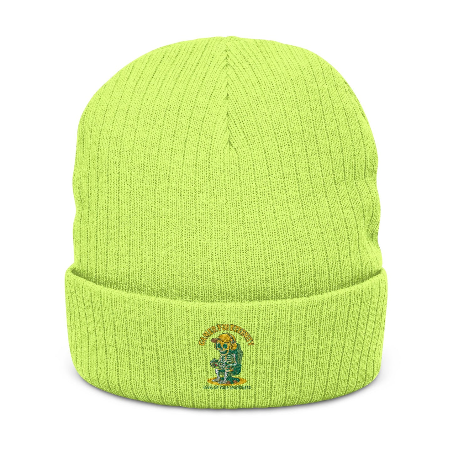 Custom Ribbed Knit Beanie with Embroidery, Perfect Gift for Winter, Beanie Hat for Men and Women, Warm Headwear for Holidays, Knit Cap