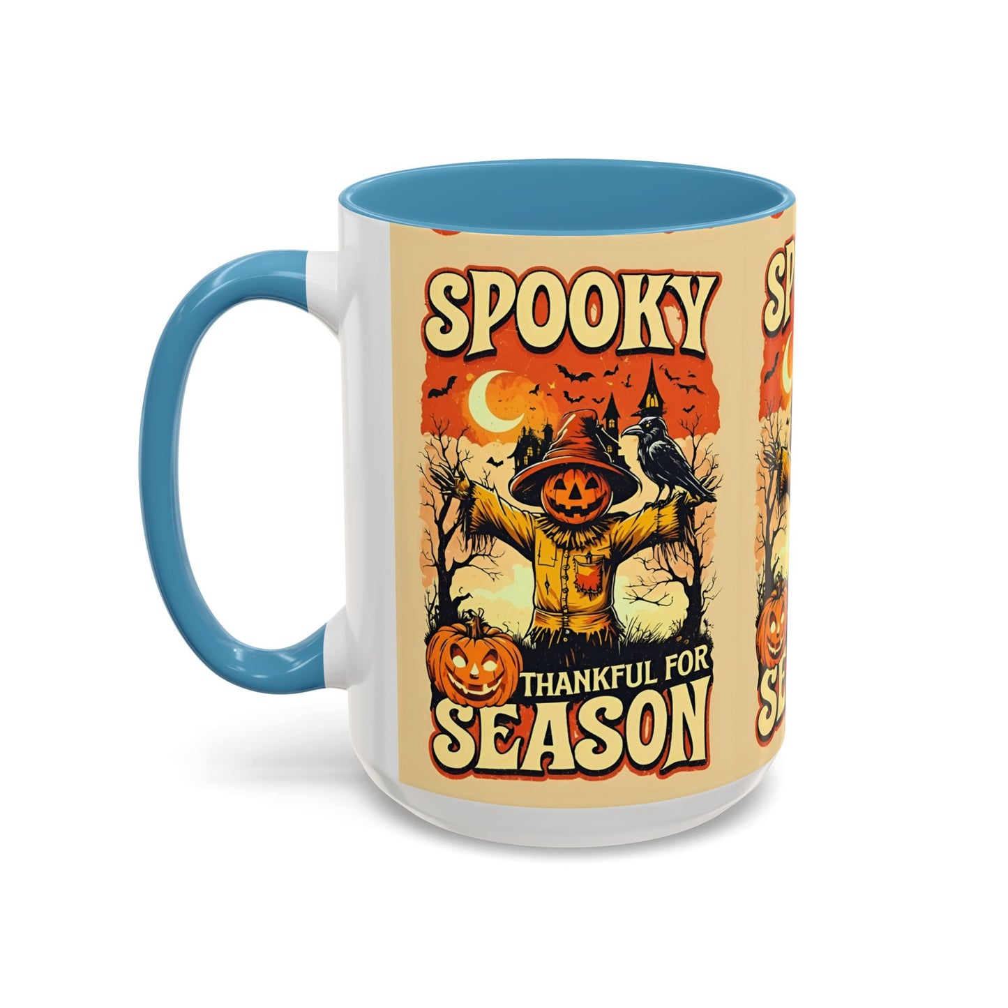 Spooky Thankful for the Season Mug π | Cute Pumpkin Halloween Coffee Cup Accent Mug