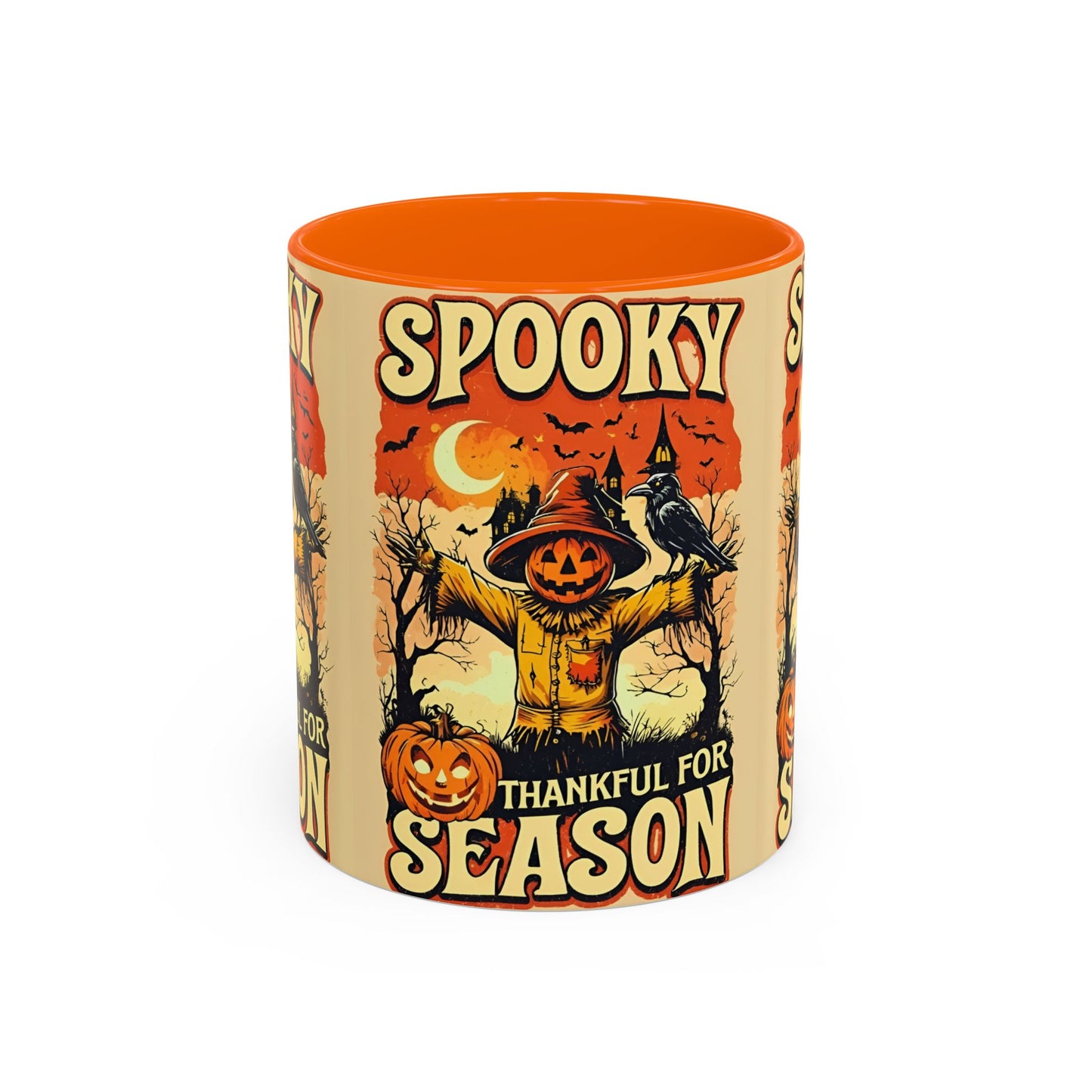 Spooky Thankful for the Season Mug π | Cute Pumpkin Halloween Coffee Cup Accent Mug