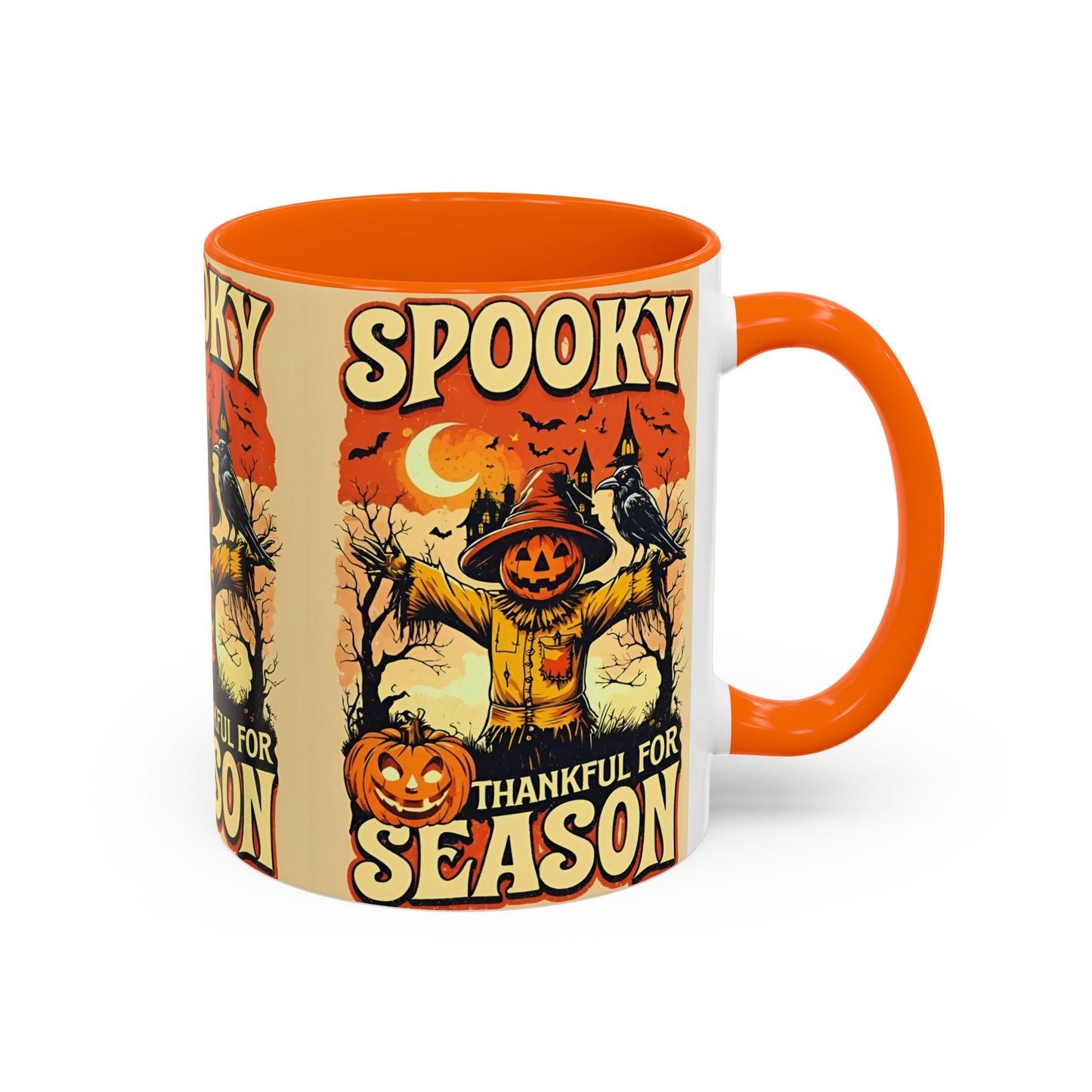 Spooky Thankful for the Season Mug π | Cute Pumpkin Halloween Coffee Cup Accent Mug