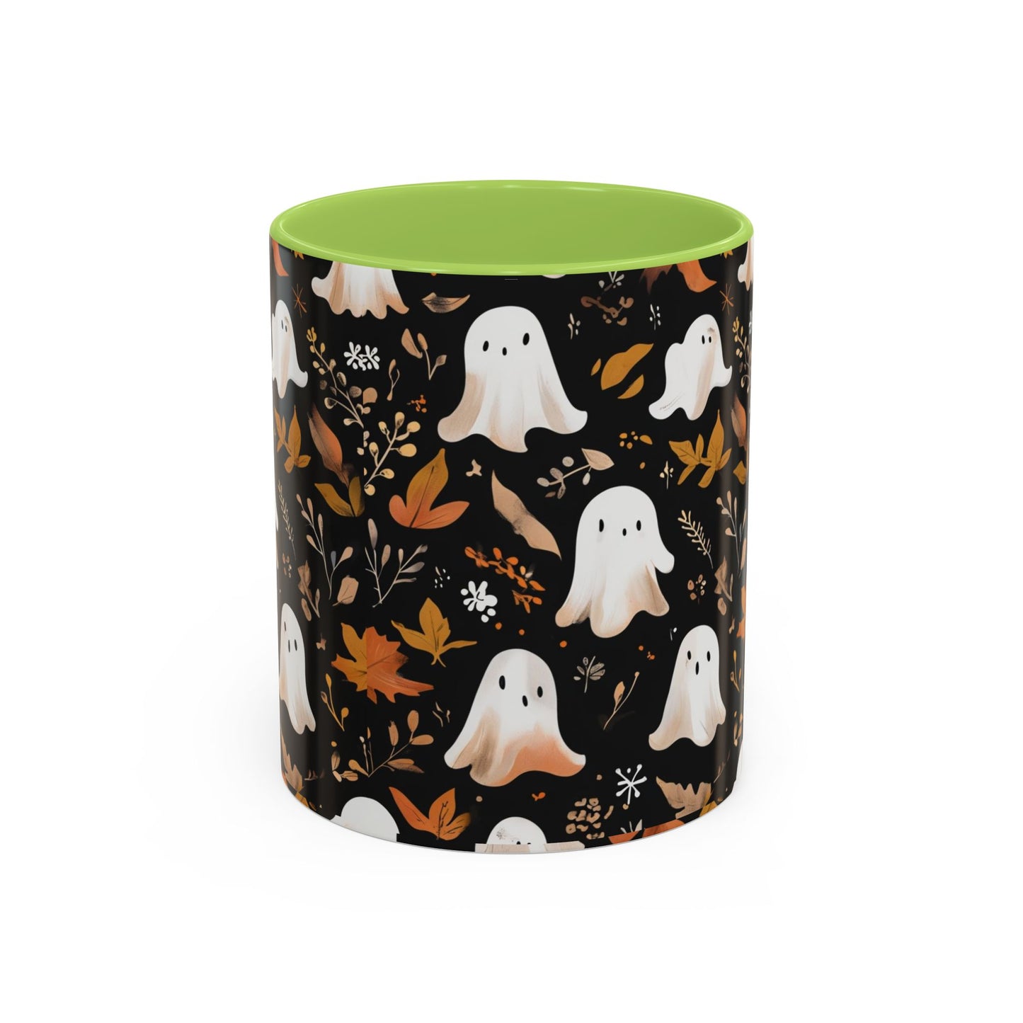 Halloween Ghost Coffee Mug, Cute Fall Mug, Spooky Drinkware, Autumn Gift, Ghost Decor, Accent Mug