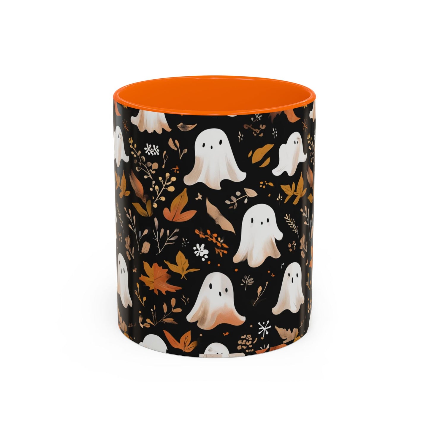 Halloween Ghost Coffee Mug, Cute Fall Mug, Spooky Drinkware, Autumn Gift, Ghost Decor, Accent Mug