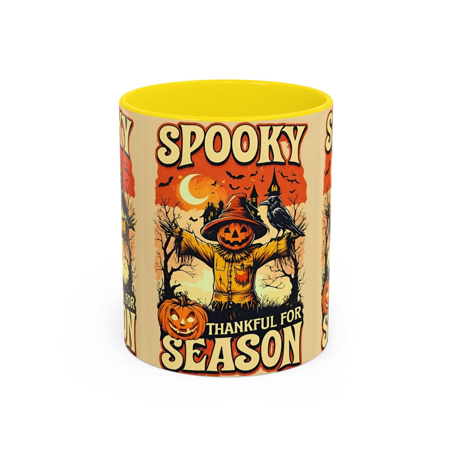 Spooky Thankful for the Season Mug π | Cute Pumpkin Halloween Coffee Cup Accent Mug