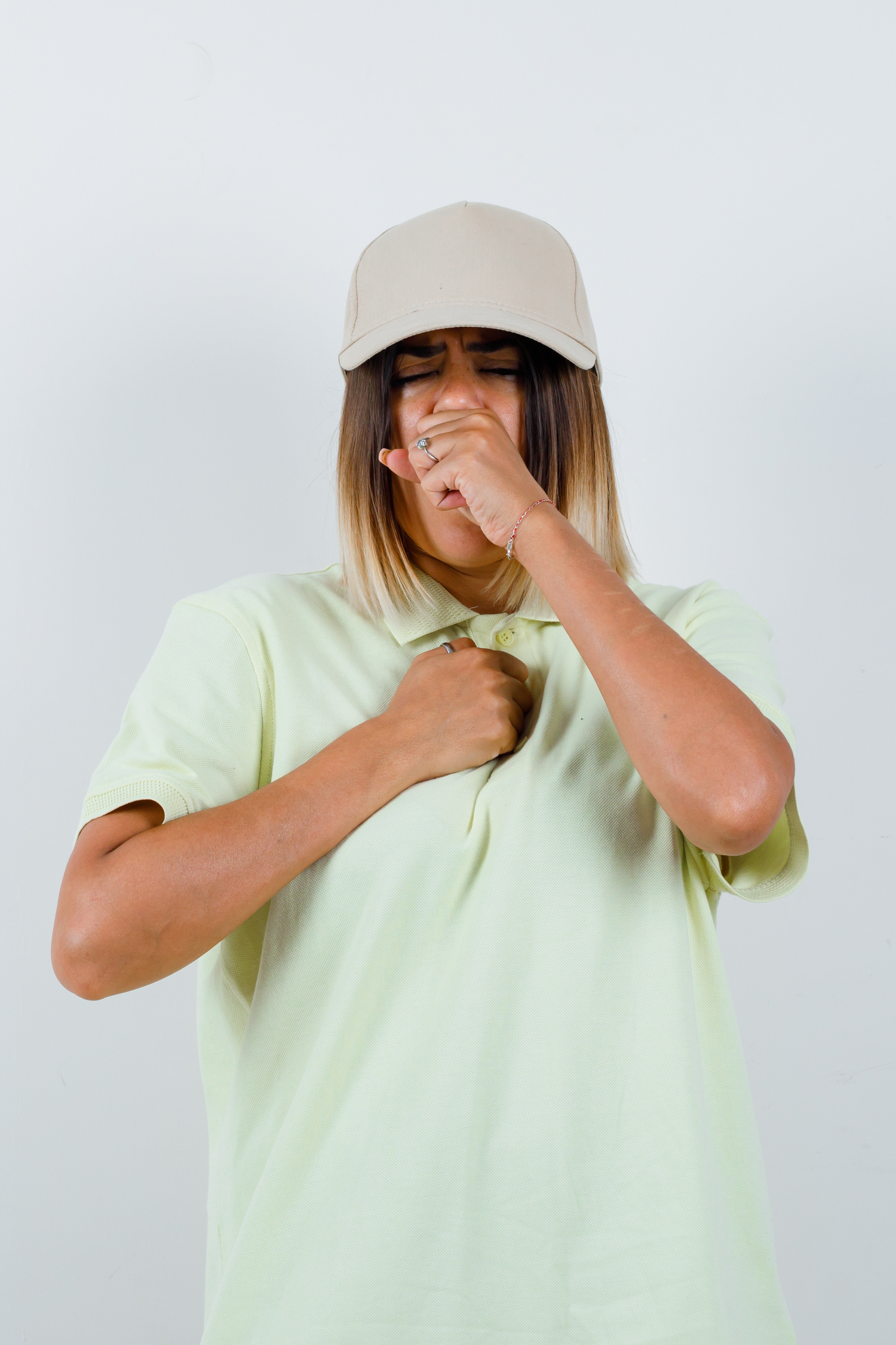 Distressed cap