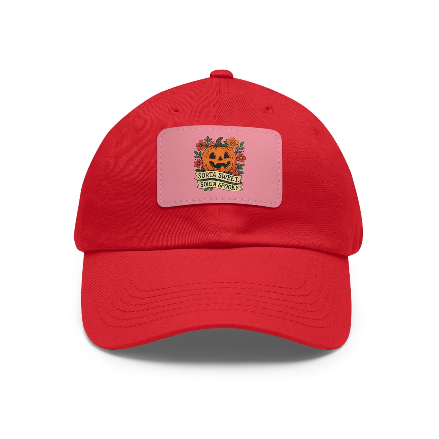 Cute Pumpkin Design – Sorta Sweet, Sorta Spooky Halloween Artwork Dad Hat